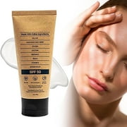 Natural Mineral Sunscreen SPF 50 – Non-Toxic Zinc Oxide Sunblock with Organic Tallow, Reef Safe, Unscented, Clean \u0026 Non-Greasy Formula for Face and Body, Water Resistant, For Women \u0026 Men
